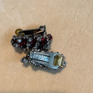 Elegant Red and Silver Women's Jewelry Piece